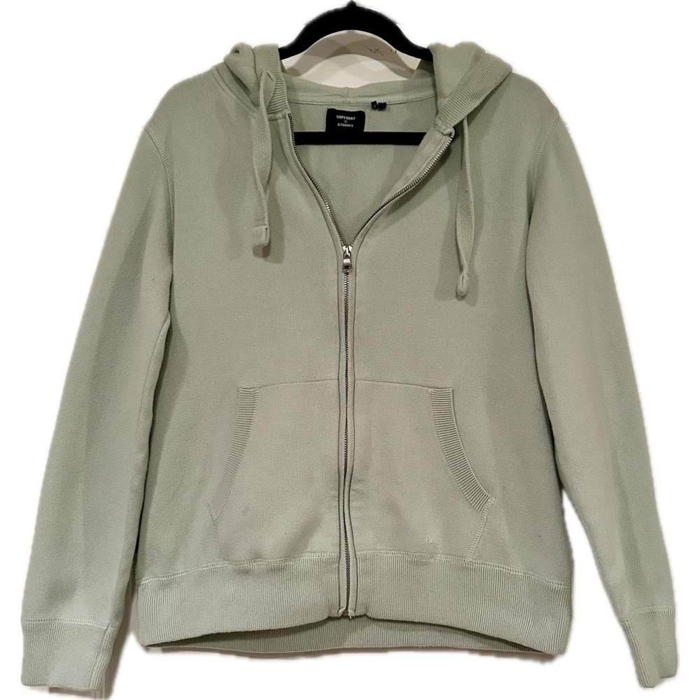 Superdry Studios Luxury Hoodie Women’s Size L (14) Green
